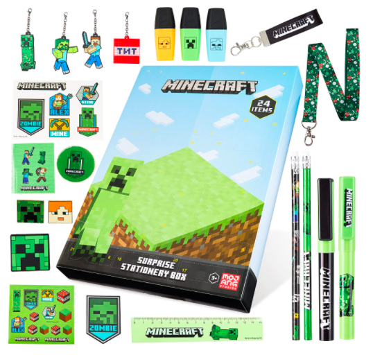 Minecraft Spielwaren 2021 Adventskalender - Inhalt