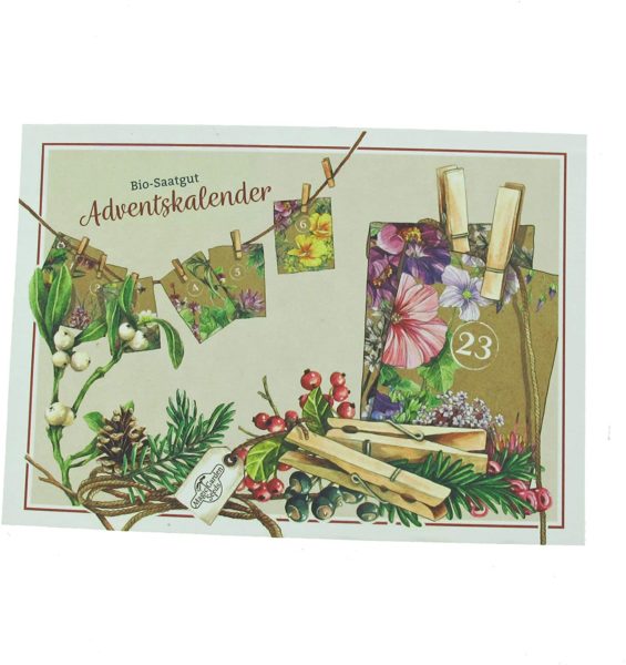 Bio-Saatgut Adventskalender 2020 Inhalt