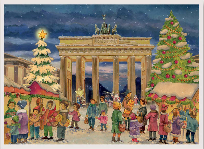 Brandenburger Tor Berlin Papieradventskalender