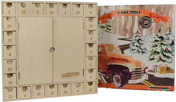 Brüder Mannesmann Werkzeug-Adventskalender Inhalt