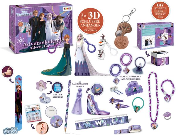 Inhalt: CRAZE Frozen Adventskalender 2020
