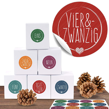 DIY Adventskalender „Schick und Bunt“