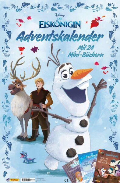 Inhalt - Die Eiskönigin: Minibuch-Adventskalender 2021