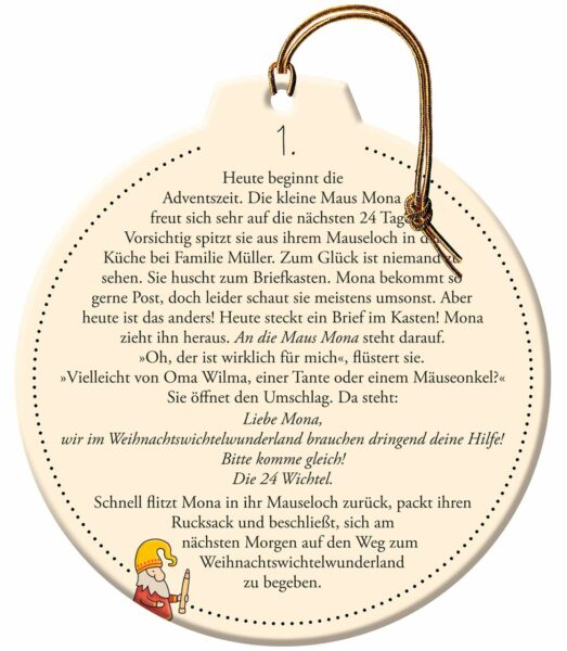 Inhalt - Die kleine Maus im Weihnachtswichtelwunderland 2018