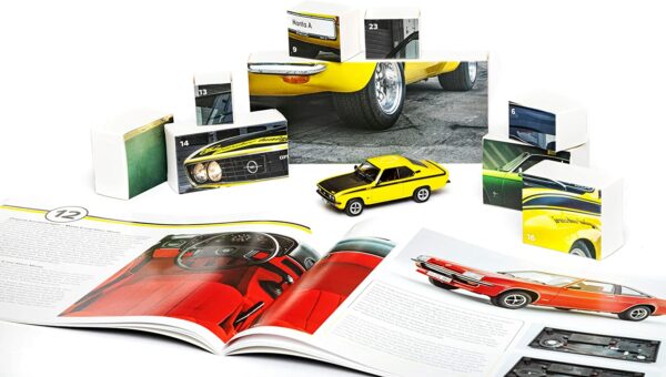 Inhalt - Franzis 55145-0 Adventskalender Opel Manta 2021