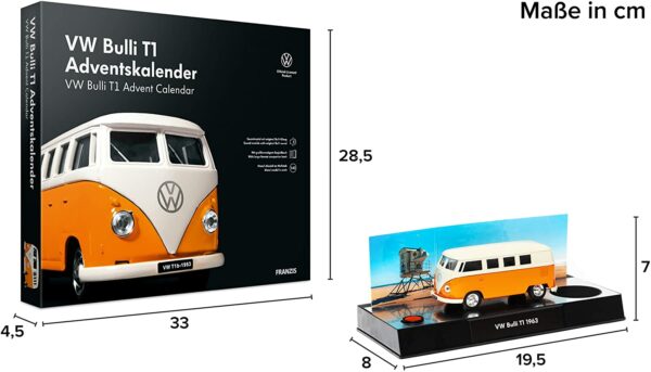 Inhalt - Franzis VW Bulli T1 Adventskalender - 2021