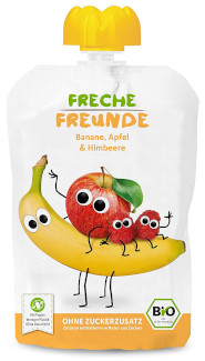 Freche Freunde Quetschie Quetschbeutel Füllidee Adventskalender Baby