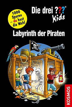 Adventskalender Füllen drei Fragezeichen Kids Buch "Labyrinth der Piraten"