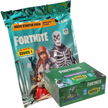Füllideen für den eigenen Adventskalender - Fortnite Sammelkarten - 24 Booster und Sammelmappe