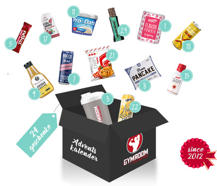 Gymroom Fitness DIY Adventskalender 2019