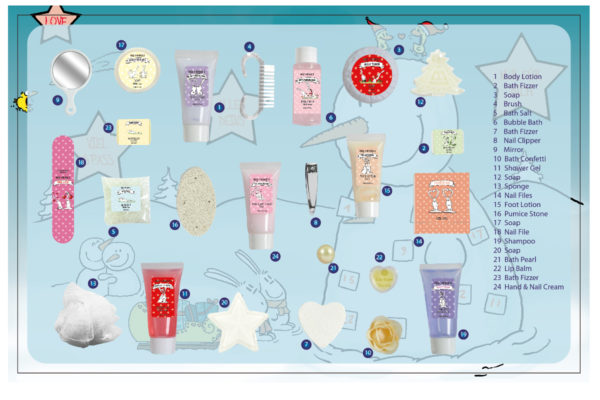 Hase 1 an Hase 2 Adventskalender Inhalt