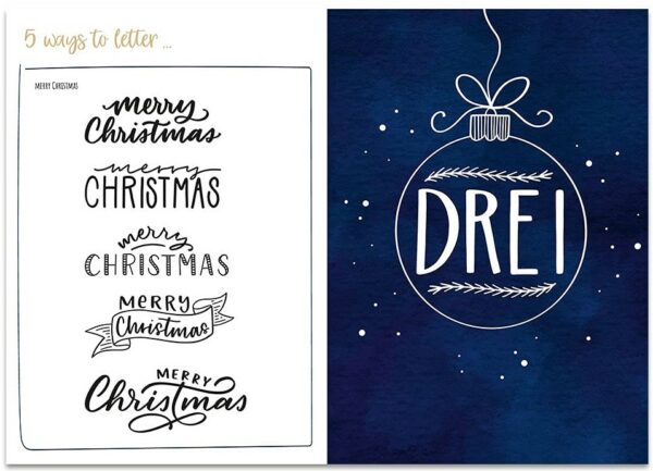 Inhalt - I Love Christmas Lettering 2021