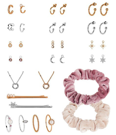 Kisu Schmuck und Accessoires Adventskalender Inhalt