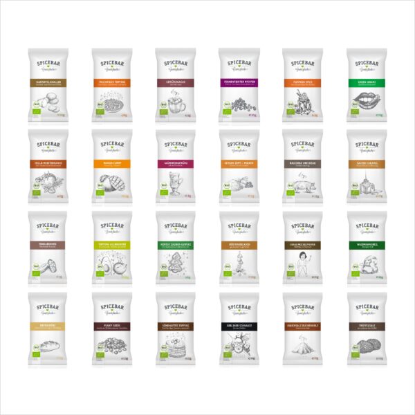 Inhalt - Spicebar kleiner Gewürz-Adventskalender 2021