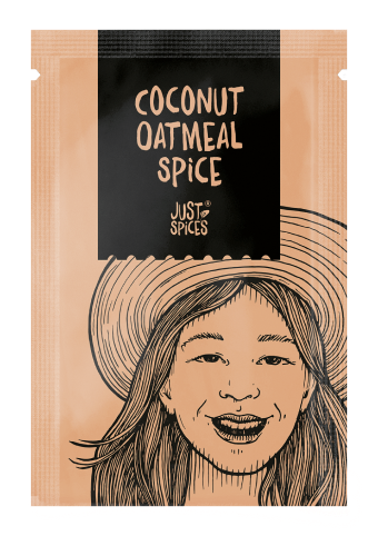 just-spices-tuetchen-coconut-oatmeal-2021 Just Spices Tütchen Coconut Oatmeal 2021