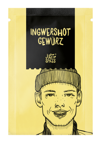 just-spices-tuetchen-ingwershot-2021 Just Spices Tütchen Ingwershot 2021