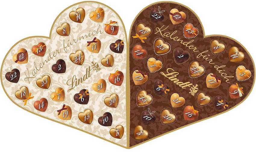 Lindt & Sprüngli Adventskalender für Paare 2019