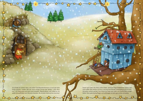 Mein Sticker-Adventskalender Inhalt