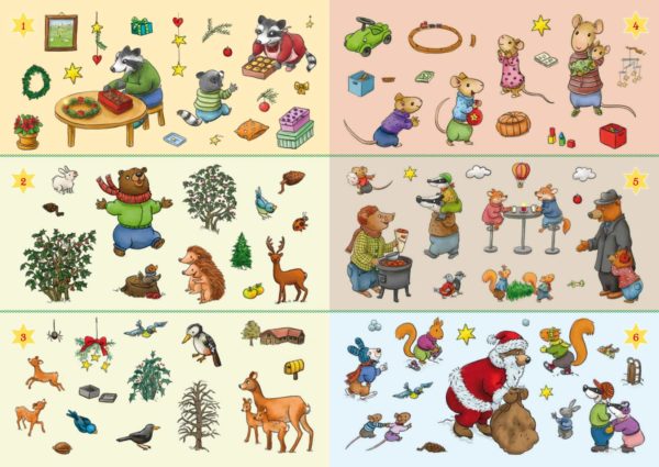Mein Sticker-Adventskalender Inhalt