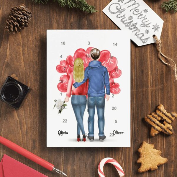 Paar-Adventskalender, Bild 2