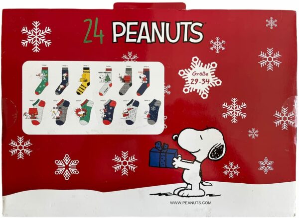 Peanuts Kindersocken Adventskalender Inhalt Adventskalender