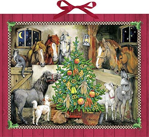 Pferde Weihnacht Adventskalender Schokolade