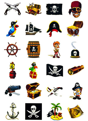 Piraten-Tatoos