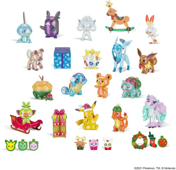 Inhalt - Pokémon Deluxe Adventskalender 2021