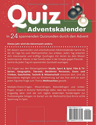 Inhalt Adventskalender
