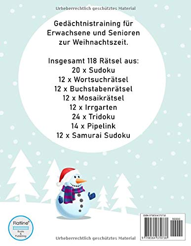 Inhalt - Rätsel Adventskalender für Erwachsene 2020