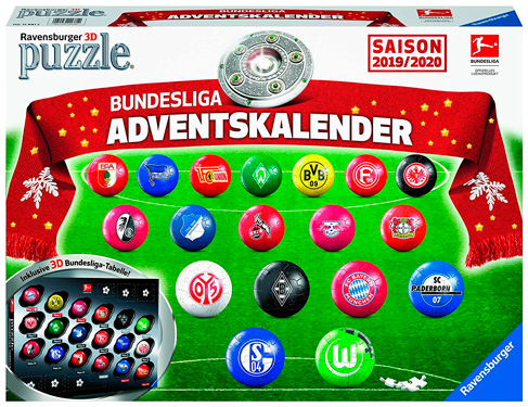 Ravensburger-11681-Bundesliga-Adventskalender-2019