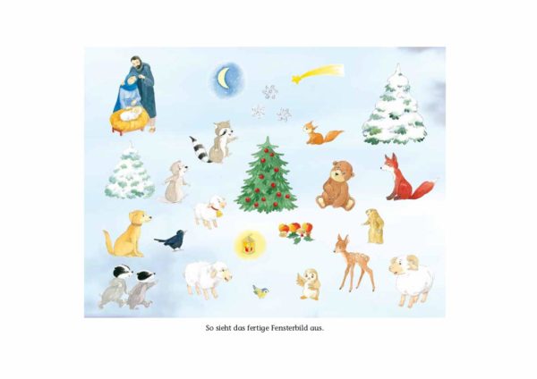 Fensterbild Rica Adventskalender Buch