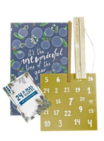 24 X-MAS SECRETS - Rubbel-Adventskalender Inhalt Bild 2