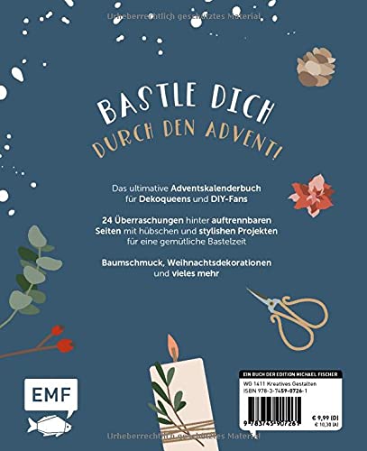 Rückseite Adventskalenderbuch