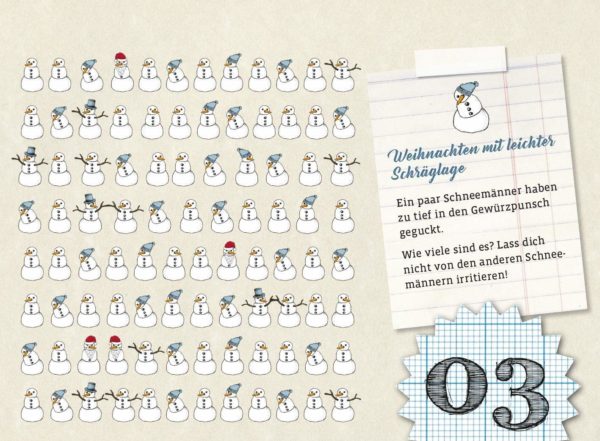 Rätsel Adventskalender 2020 Inhalt