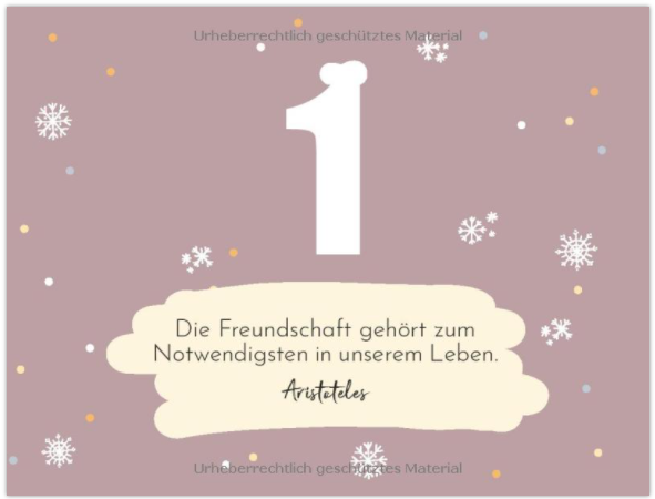 Lieblingszeit Adventskalender 2021 Inhalt 3