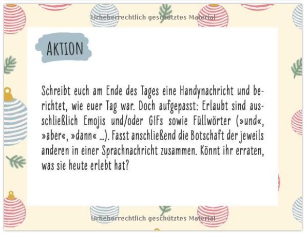 Lieblingszeit Adventskalender 2021 Inhalt 4