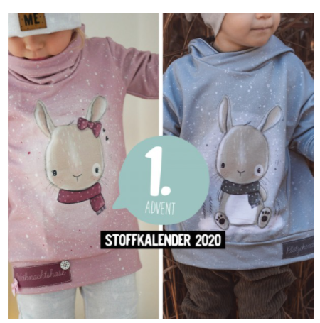 EP-Stoff Adventskalender PaulundClara 2021