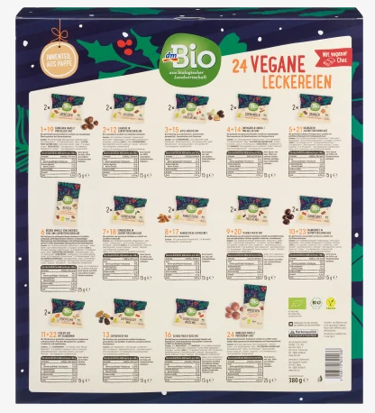 dmBio vegnaer Adventskalender 2021