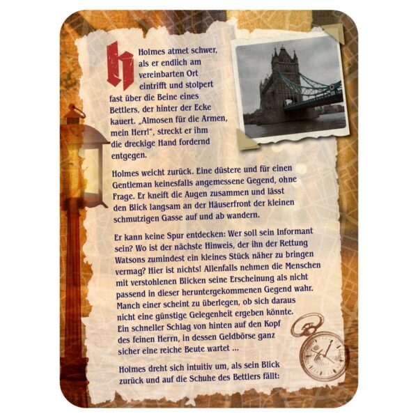 Sherlock Holmes - Die mysteriöse Jagd durch London Inhalt Bild 2