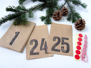 Stempelzahlen-DIY-Adventskalender-Set