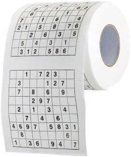 Sudoku Toilettenpapier lustige Füllidee Adventskalender Erwachsene