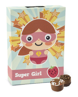 Pralinen Super Girl Füllidee Adventskalender Frauen