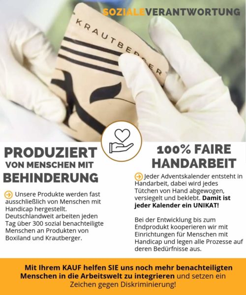 Süßer Adventskalender 2020 Inhalt