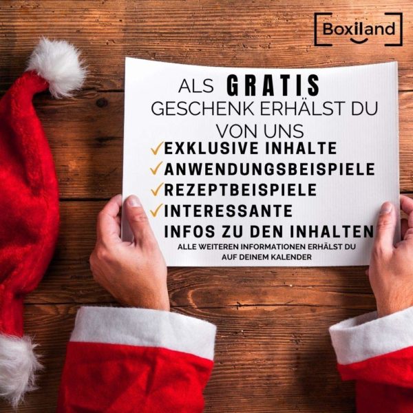 Süßer Adventskalender 2020 Inhalt