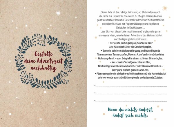 Tanz durch den Schnee Adventskalender Inhalt