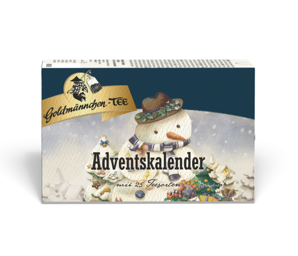Goldmännchen Schneemann Tee-Adventskalender, Bild 2