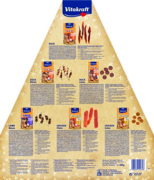 Vitakraft Adventskalender für Hunde 2020 Inhalt