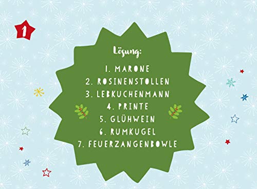Weihnachtsrätsel Adventskalender Inhalt