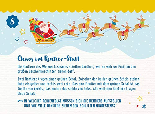 Weihnachtsrätsel Adventskalender Inhalt